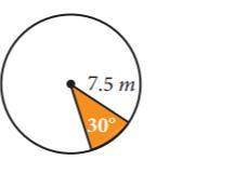 What is the area of the shaded region?