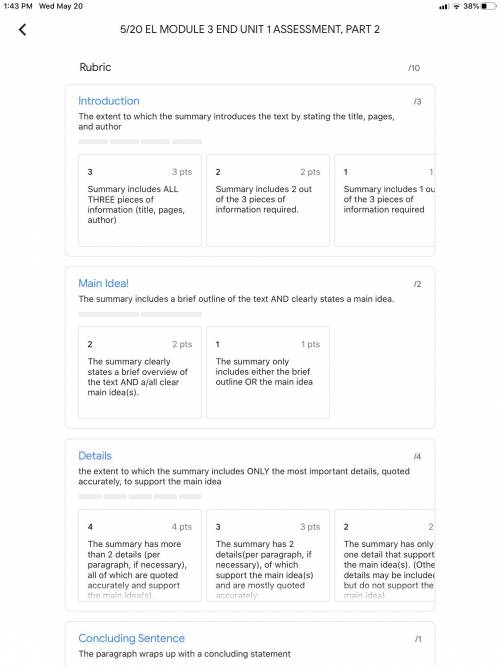 Write one main idea and 2 key details and make a One paragraph summary with it (Promises to Keep: Ho