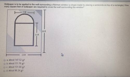 HELP PLEASE Wallpaper is to be applied to the wall surrounding a Norman window (a shape made by plac