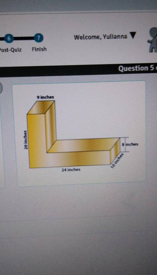 What is the total surface area of the figure shown