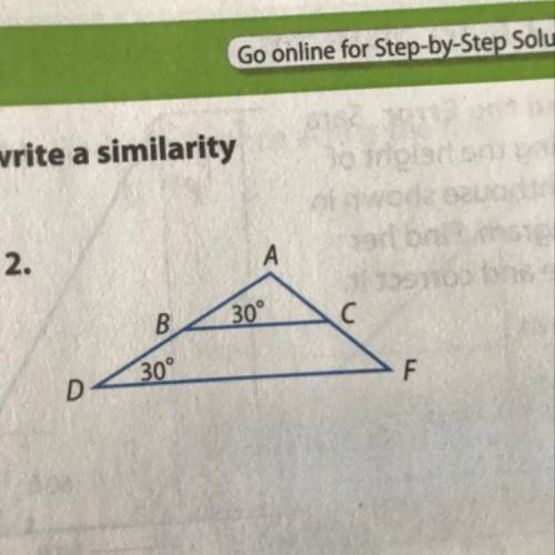 How am I supposed to find the other angles if I only have 1 angle for each triangle?