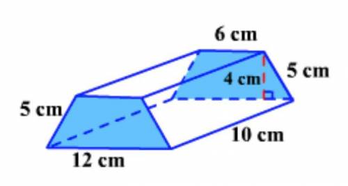 What is the surface area of this prism?
