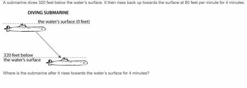 0 feet below the waters surface 80 feet belwo the waters surface 240 feet below the waters surface