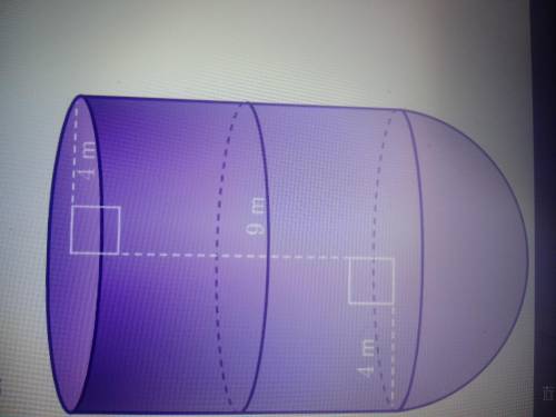 What is the volume of this figure using 3.14 for pi and rounding the answer to the nearest hundredt