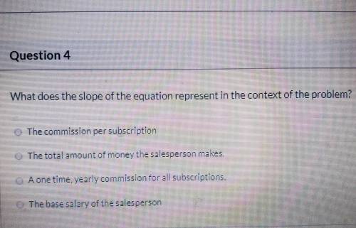 Use the scenario below to answer questions 2 - 4 A Tech Software salesperson earns a base salary of