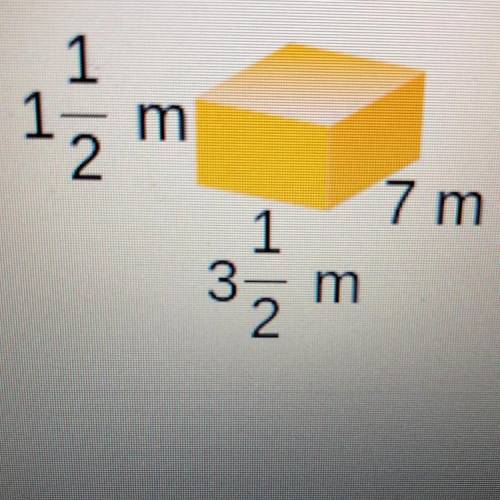 Find the volume of the rectangular prism.