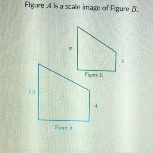 PROBLEM 1 Figure A is a scale image of Figure B. 3 Figure B 7.2 4 Figure A