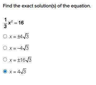 Find the exact solution(s) of the equation.