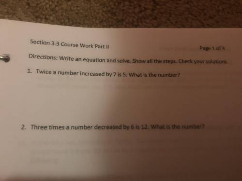 Do 2 questions for 10 points.