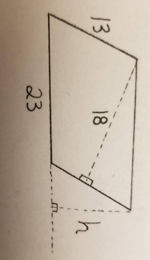 Find the missing measurement. Round your answer to the nearest tenth. It doesn't say what shape it