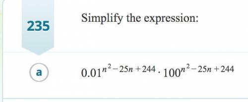 Simplify the expression: