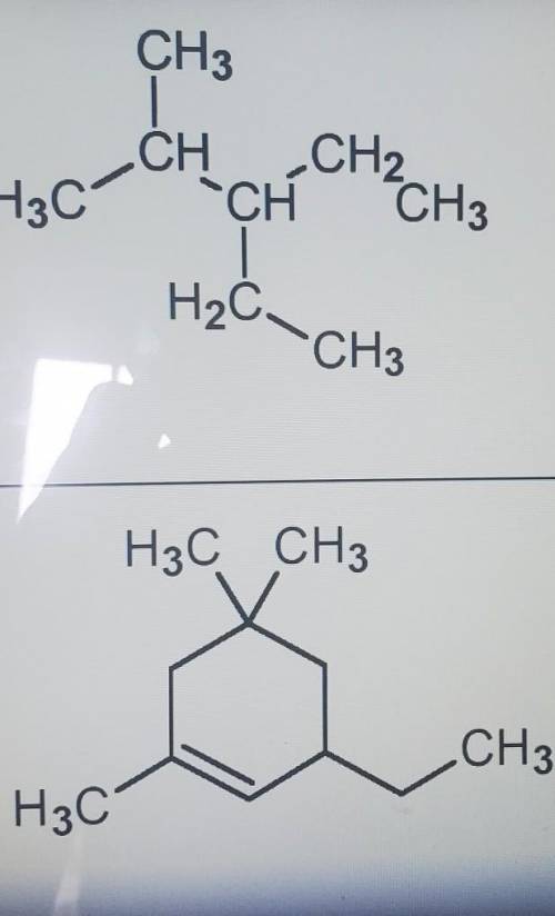 Can somebody help me name these organic compound plz
