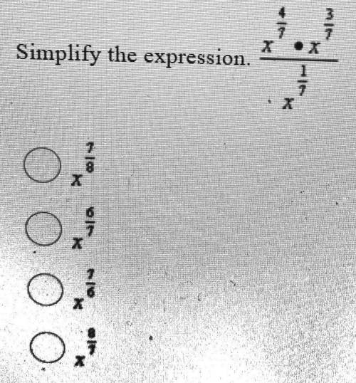 Simplify the expression.O.O