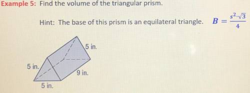 Find the volume of the triangular prism.