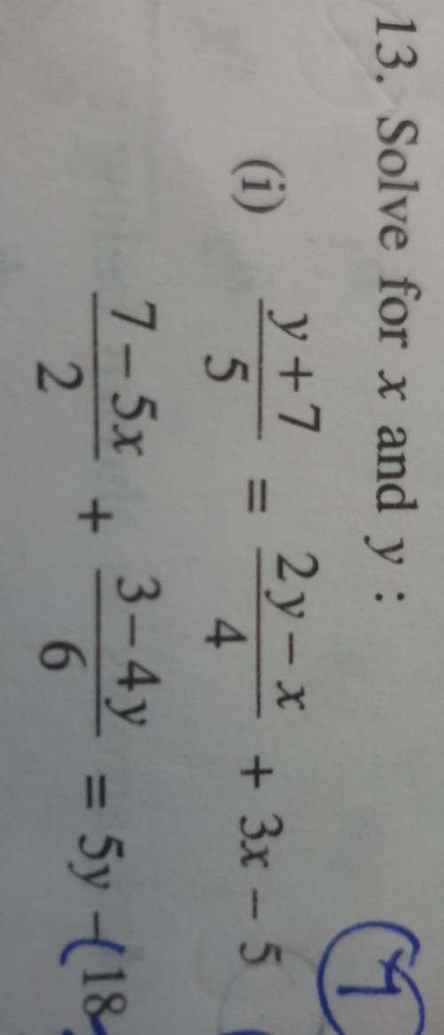 Solve for x and y plsssssssss. thx