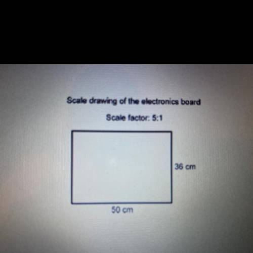 What is the area of the actual electronics board?