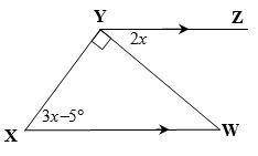 PLEASE HELP ASAP Find the value of x in each case. Give reasons to justi