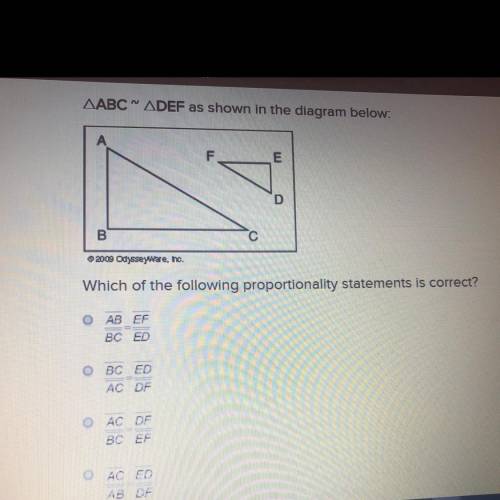 Which of the following proportionality statements is correct ?