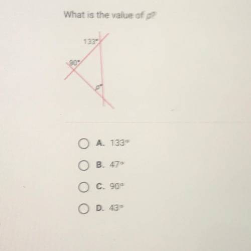 What is the value of p?