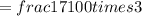 =  frac{17}{100} times 3