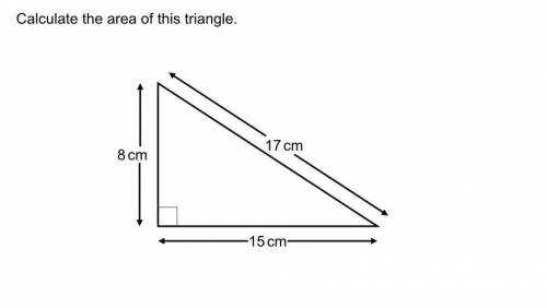 Calculate area of triangle