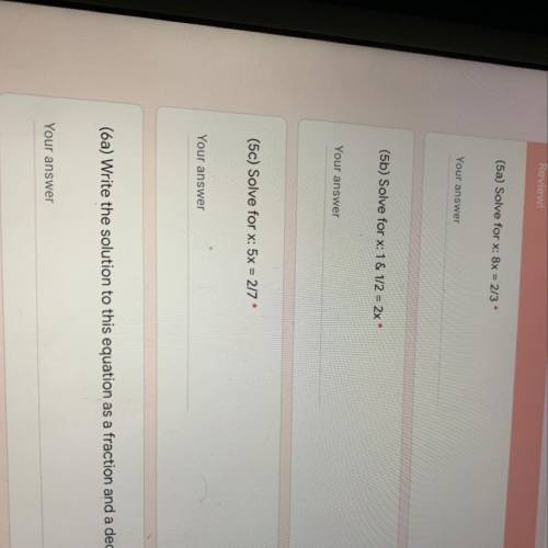 Can people help with (5a), (5b), (5c), (6a), and (6b)