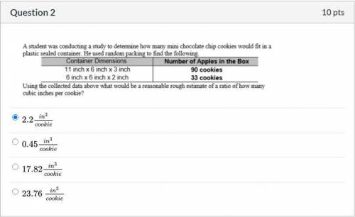 Please help! Correct answers only please!

A student was conducting a study to determine how many