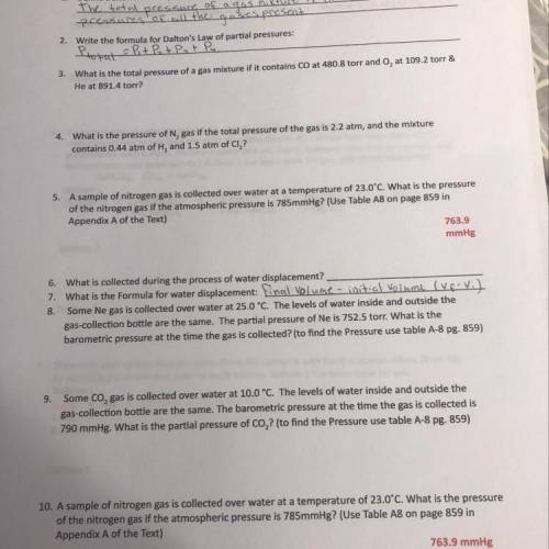 PLEASE HELP WITH ANY OF THESE IM FAILING CHEM AND MY TEACHER HATES ME