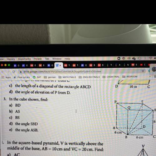 In the cube shown find angle ASB (I’m so confused, help!)