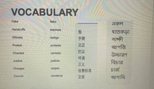 A. Complete the sentences

I
Use words from page 1 to complete the sentences.
1. The
2. We have to