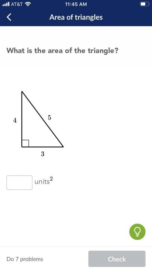 What’s the area of this triangle??