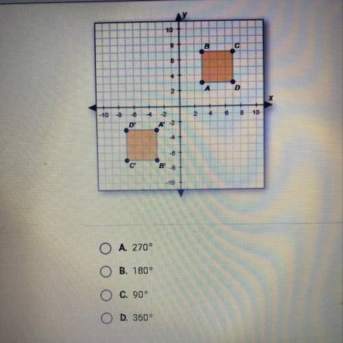 How many degrees was ABCD rotated?