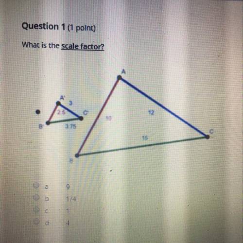 What is the scale factor?