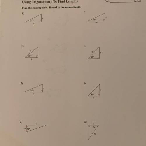 I don’t know how to label the sides as “opposite, adjacent, hypotenuse” so I’m not sure which formu