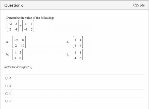 Please help! Correct answer only, please!
Determine the value of the following: