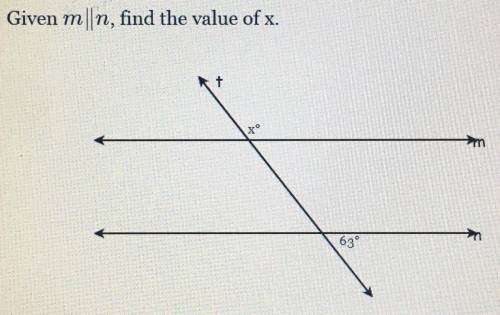 (39) pointss <3 find the value of x