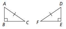 Which additional piece of information would allow you to prove that the triangles are congruent by