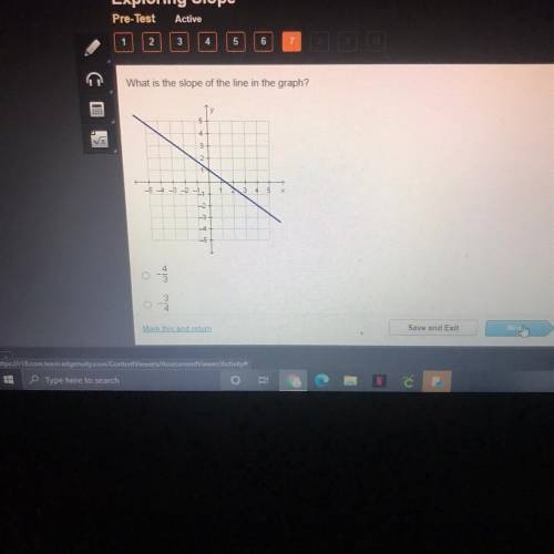 What is the slope of the line in the graph?