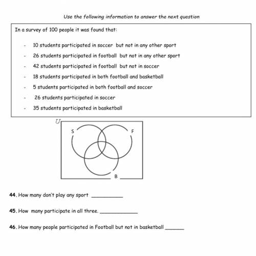 If you know how to do word problems for set theory math 30 please help!! real answers only