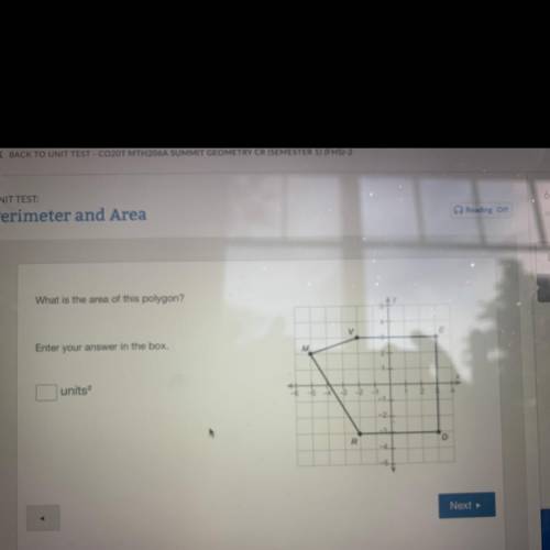 What is the area of this polygon