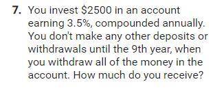 can somebody help me with this question? I tried to do it but the number is too big! Also, solve th