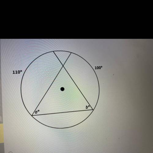 What is the value of a ? 
50 
55 
100 
110