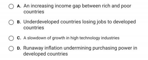 What is one of the negative effects of globalization?