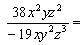 Reduce the fraction to lowest terms. Do not use spaces in your answer.