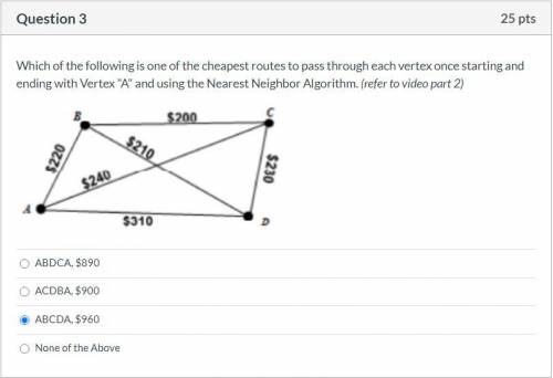 Please help! Correct answer only, please! Which of the following is one of the cheapest routes to p