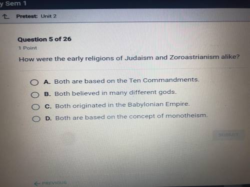 How were the early religions of Judaism and Zoroastrianism alike?