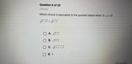 Which choice is equivalent to the quotient below