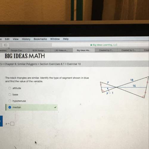 I don’t understand how to find the median of the triangle.