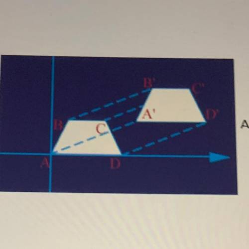 Using this figure A’ is the______Of A.