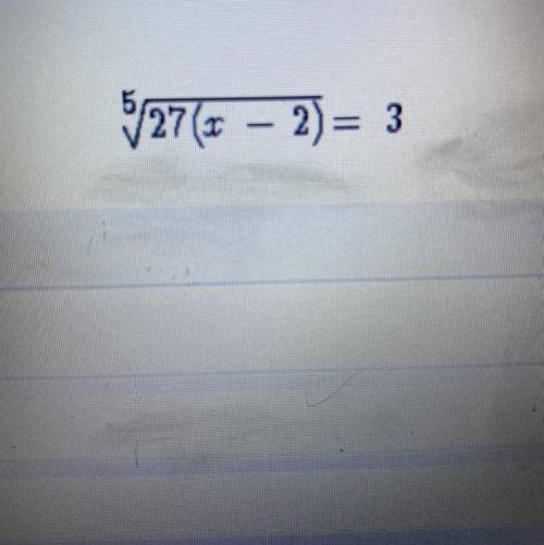 Solve the equation below. 29 11 7 5